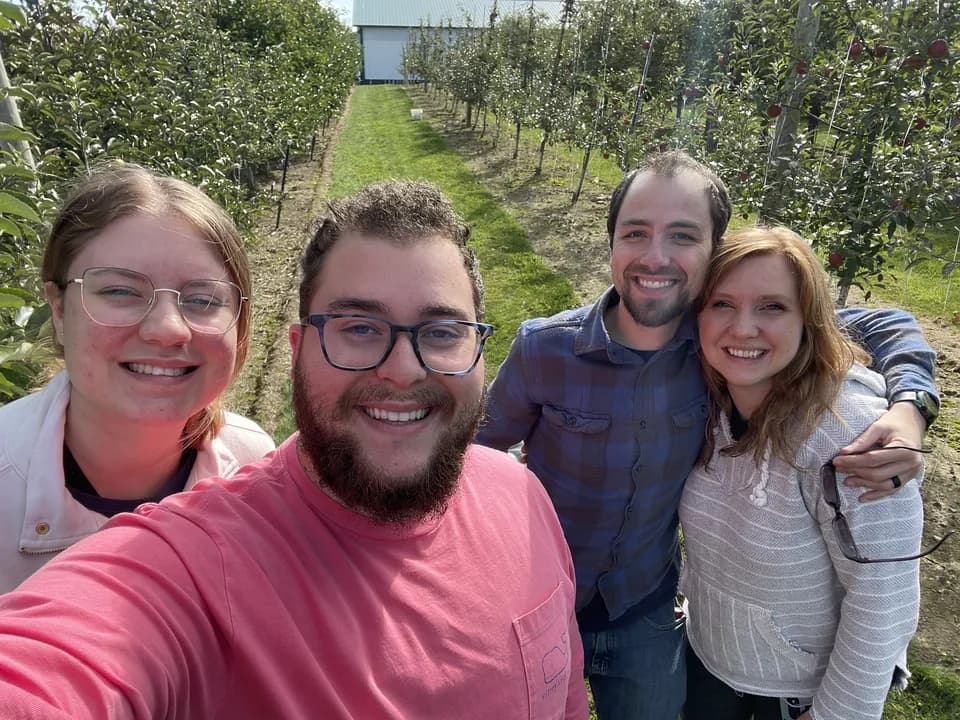 Adult retreat at the orchard