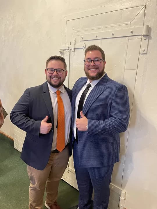 Visiting with a supported missionary