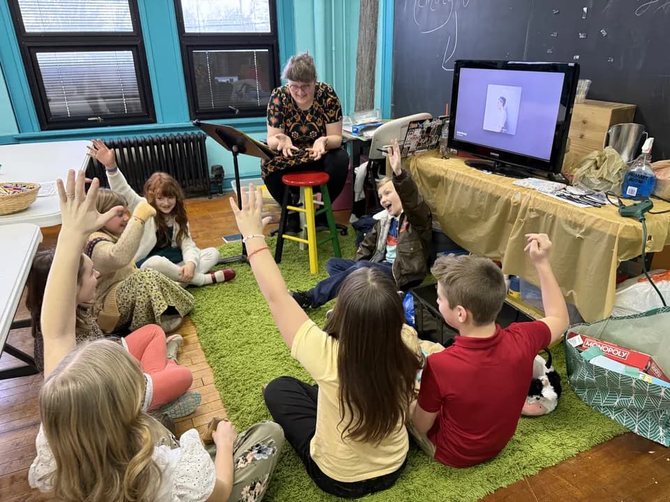 Learning God's Word in Sunday school